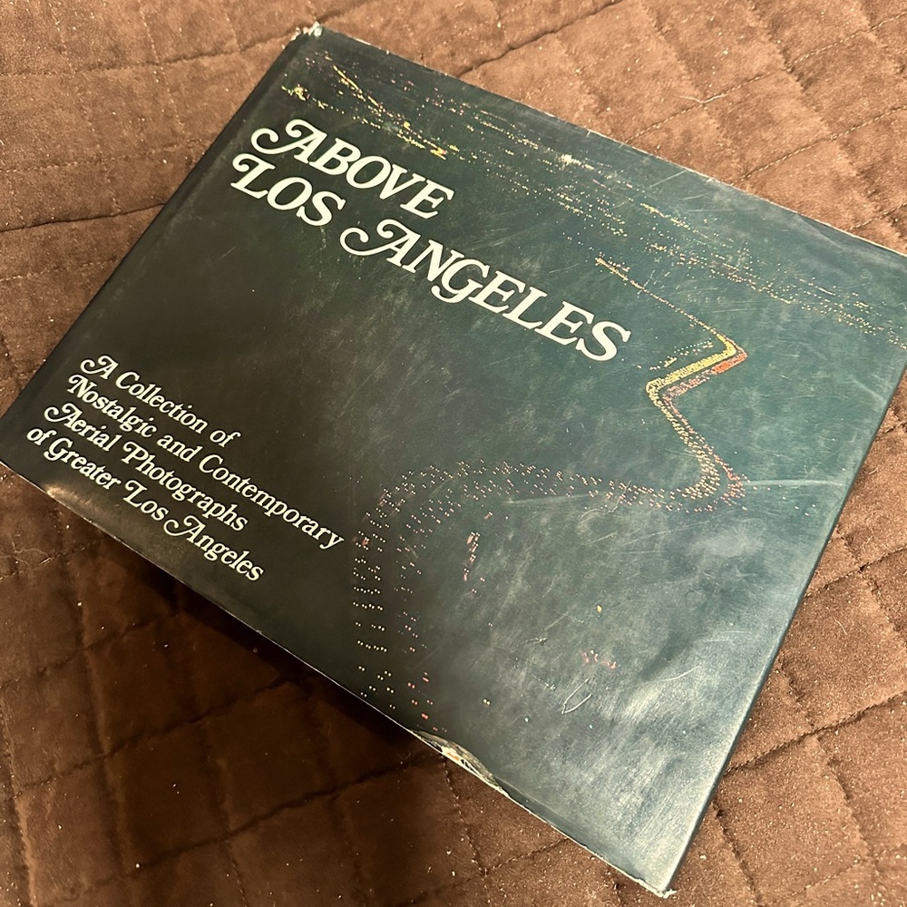 Above Los Angeles vintage coffee table book